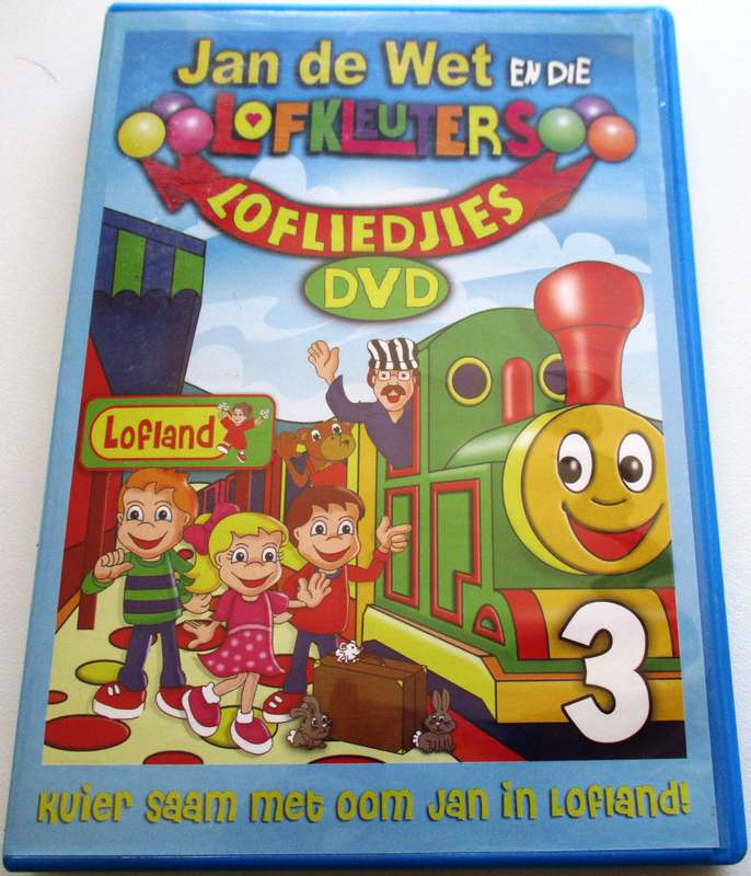 JAN DE WET en die LOFKLEUTERS LOFLIEDJIES DVD [Box Set shelf]