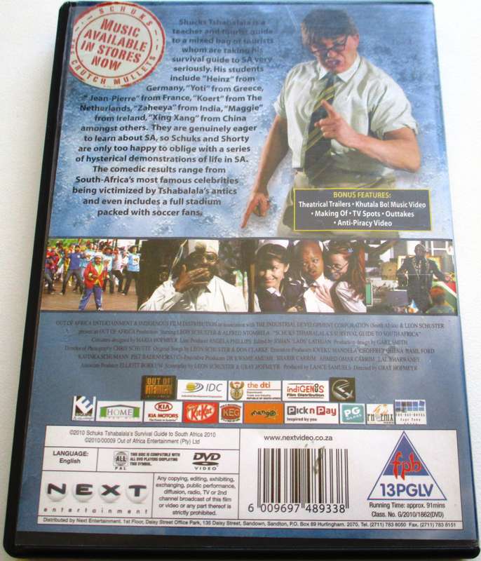 Schuks Tshabalala's Survival Guide to South Africa Leon Schuster DVD [SA Shelf]