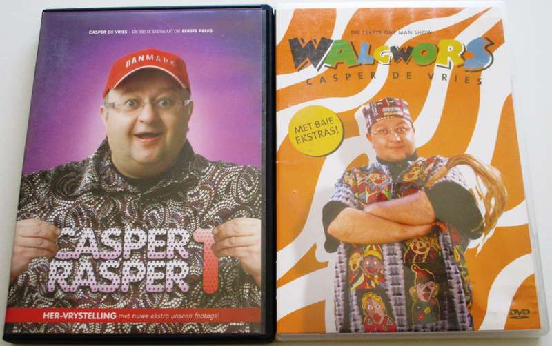 CASPER RASPER 1 + WALGWORS DVDs [SA Shelf]