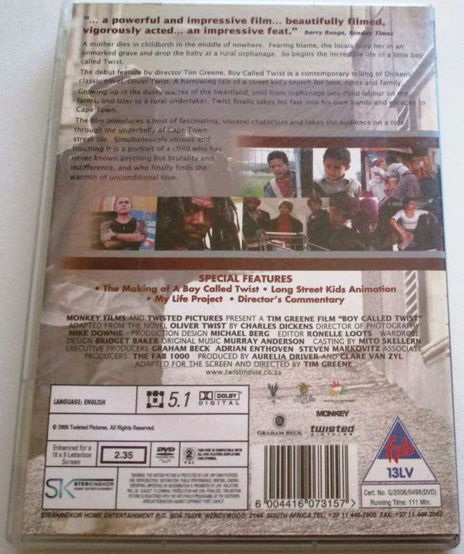 BOY CALLED TWIST DVD [SA Shelf]