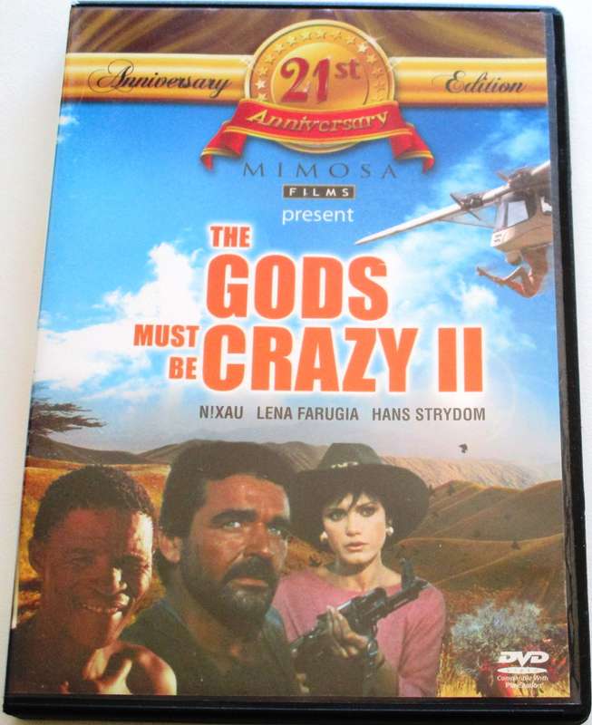 THE GODS MUST BE CRAZY II 21st Anniversary DVD [SA Shelf]