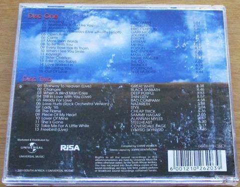 MASTERS OF ROCK The Ballad Collection 2xCD [Shelf Gx1]