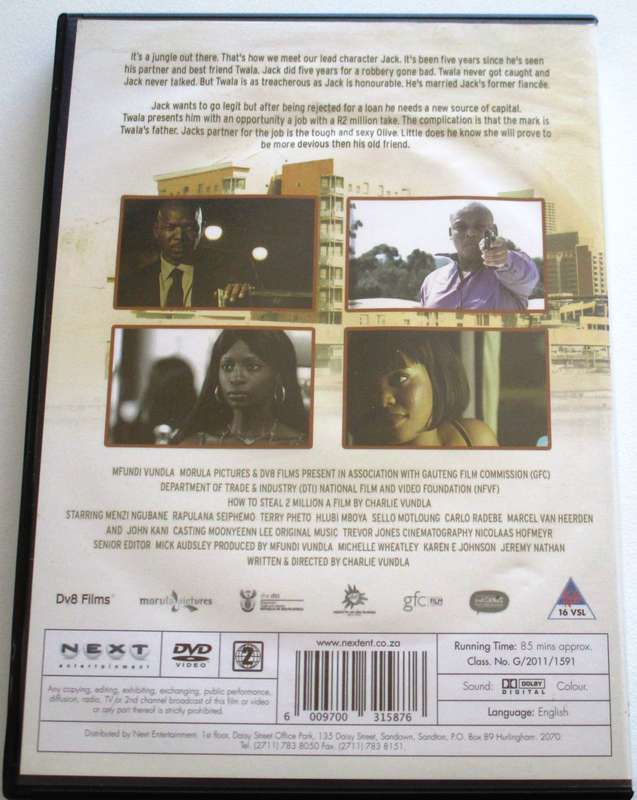 HOW TO STEAL 2 MILLION DVD [SA Shelf]