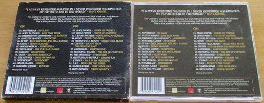 THE CROBAR SOHO LONDON VOL 1 CD [Gx5] Motorhead Judas Priest Probot Carcass Exodus