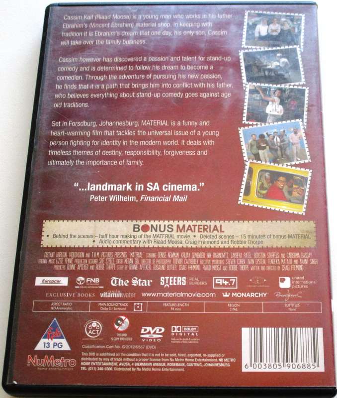 MATERIAL DVD [SA Shelf]