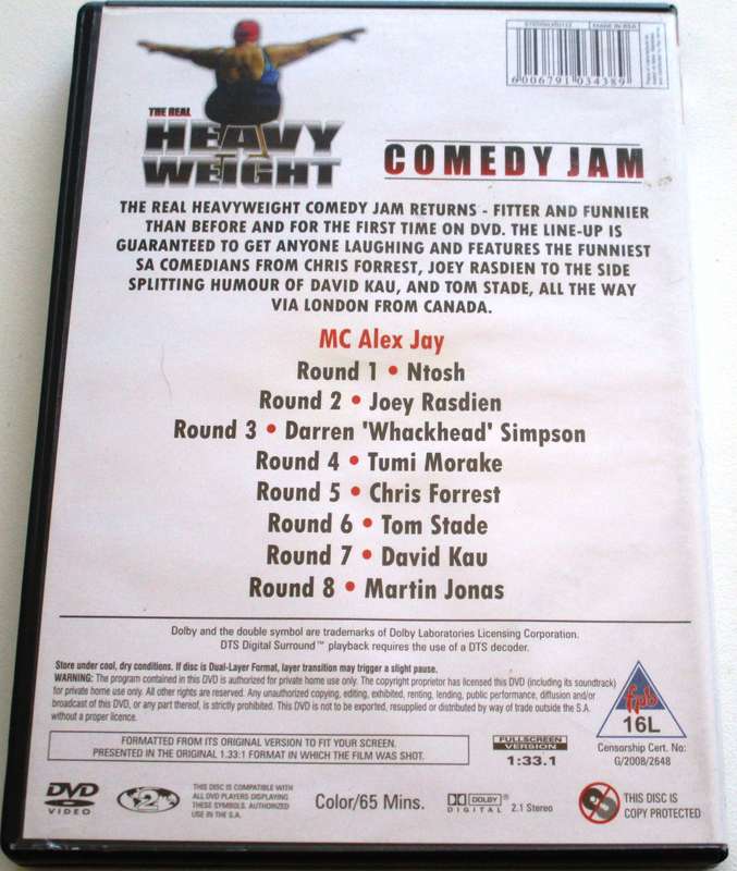 THE REAL HEAVY WEIGHT COMEDY JAM [SA Shelf]