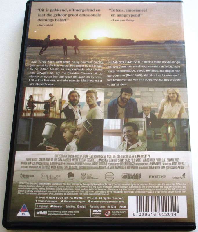 n MAN SOOS MY PA DVD [SA Shelf]