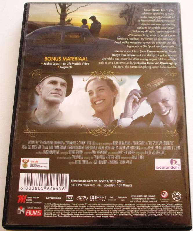 DIE SPOOK VAN UNIONDALE DVD [SA Shelf]