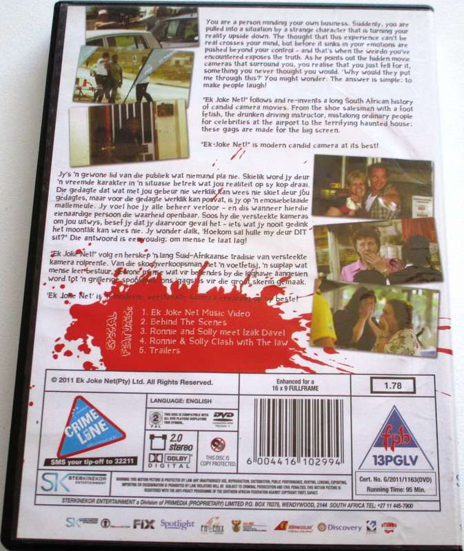 EK JOKE NET! DVD [SA Shelf]