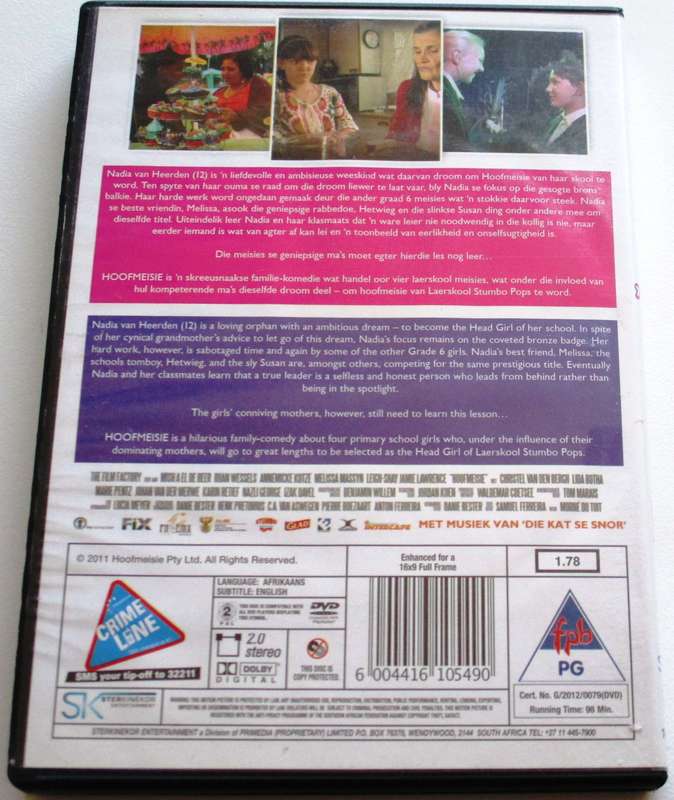 HOOFMEISIE DVD [SA Shelf]