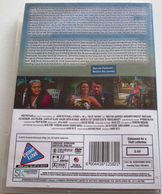 KNYSNA DVD [SA Shelf]