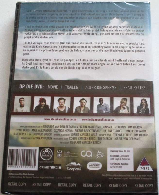 KLEIN KAROO DVD [SA Shelf]