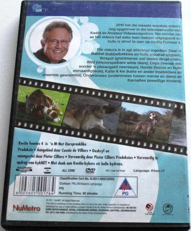 KWELA FUNNIER 4 DVD [SA Shelf]