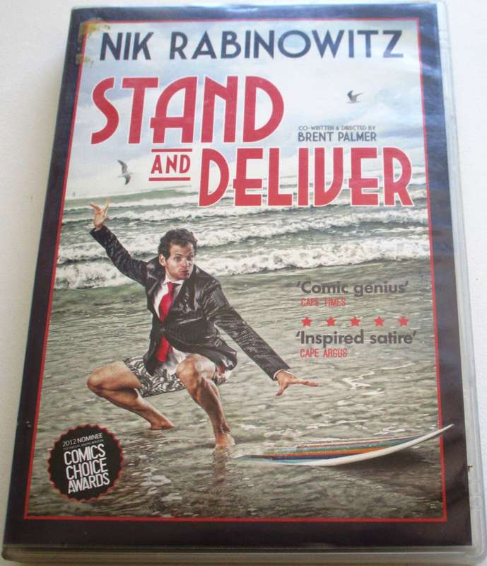 NIK RABINOWITZ Stand and Deliver DVD [SA Shelf]