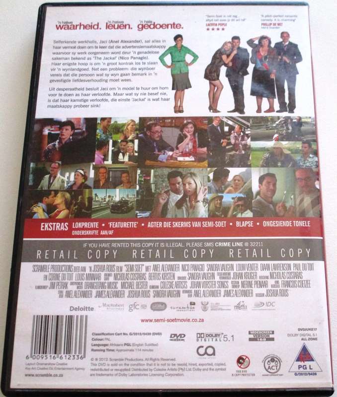SEMI-SOET DVD [SA Shelf]