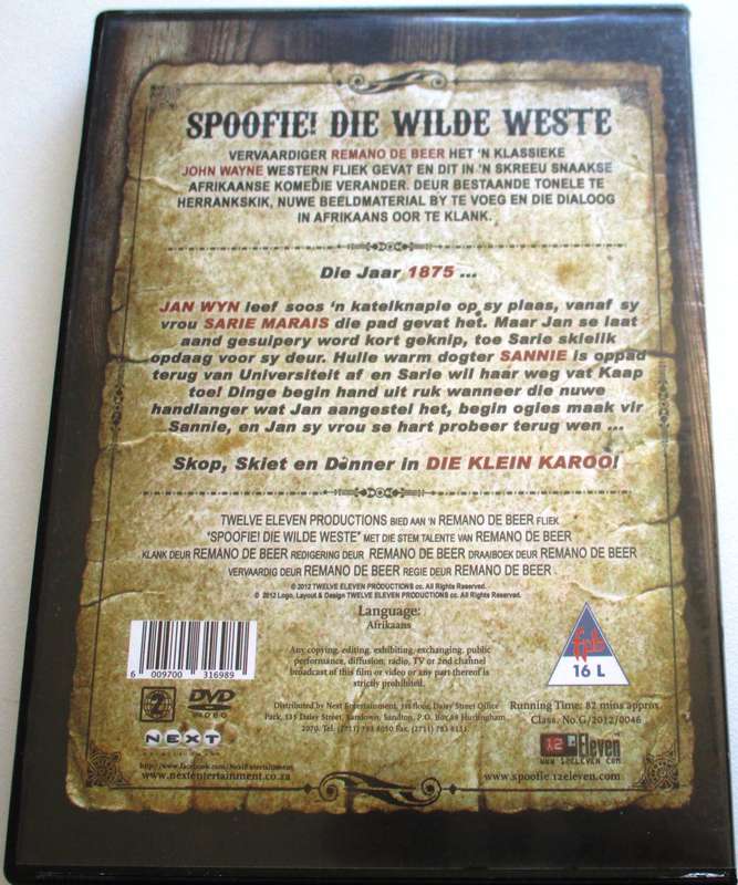 SPOOFIE! Die Wilde Weste DVD [SA Shelf]