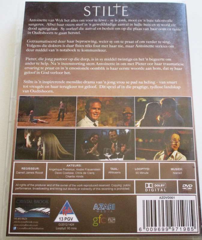 STILTE DVD [SA Shelf]