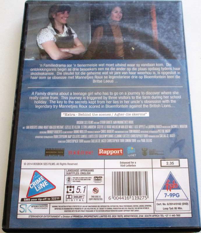 STUUR GROETE AAN MANNETJIES ROUX DVD [SA Shelf]