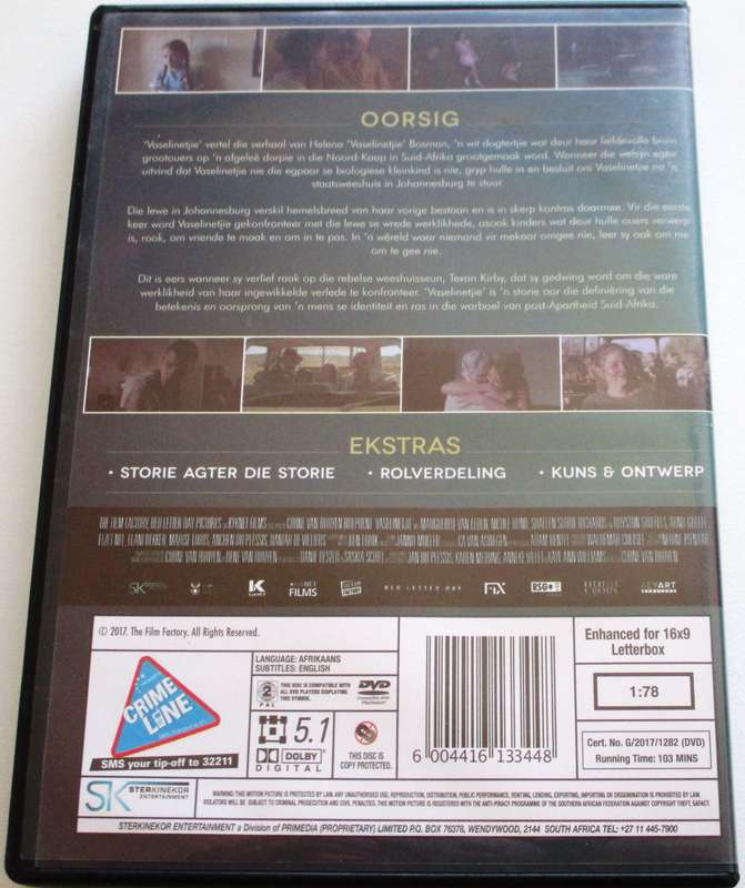 VASELINETJIE DVD [SA Shelf]
