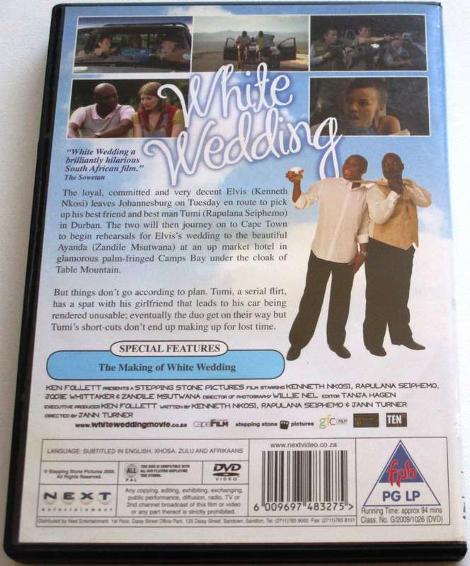 WHITE WEDDING DVD [SA Shelf]