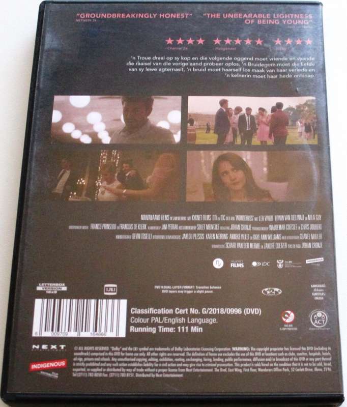 WONDERLUS Rental Copy DVD [SA Shelf]