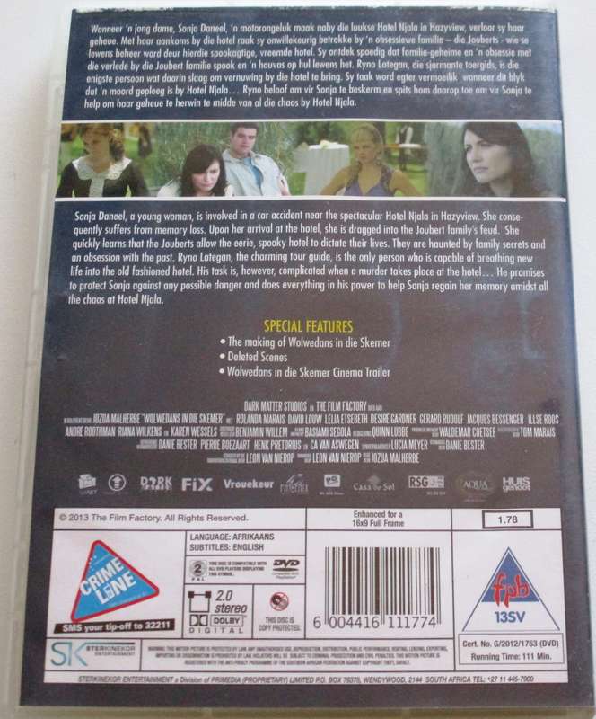WOLWEDANS IN DIE SKEMER DVD [SA Shelf]