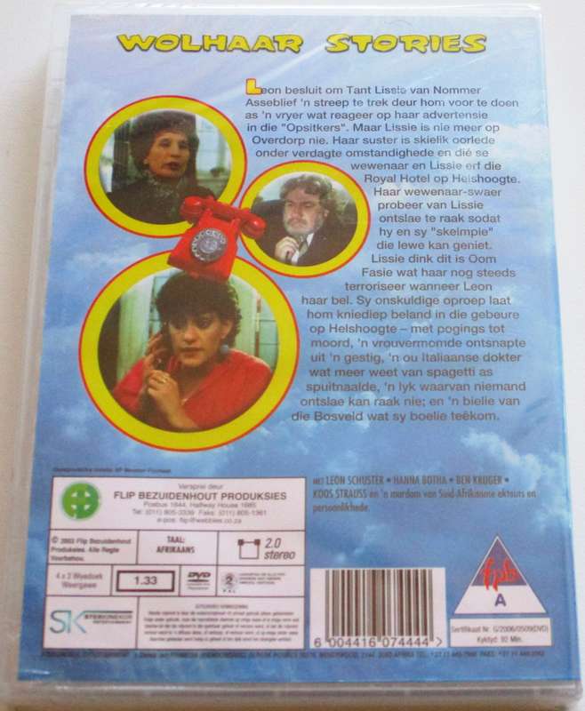 LEON SCHUSTER Is Waar - Die Res is Wolhaar DVD [SA Shelf]