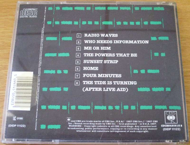 ROGER WATERS Radio KAOS IMPORT CD