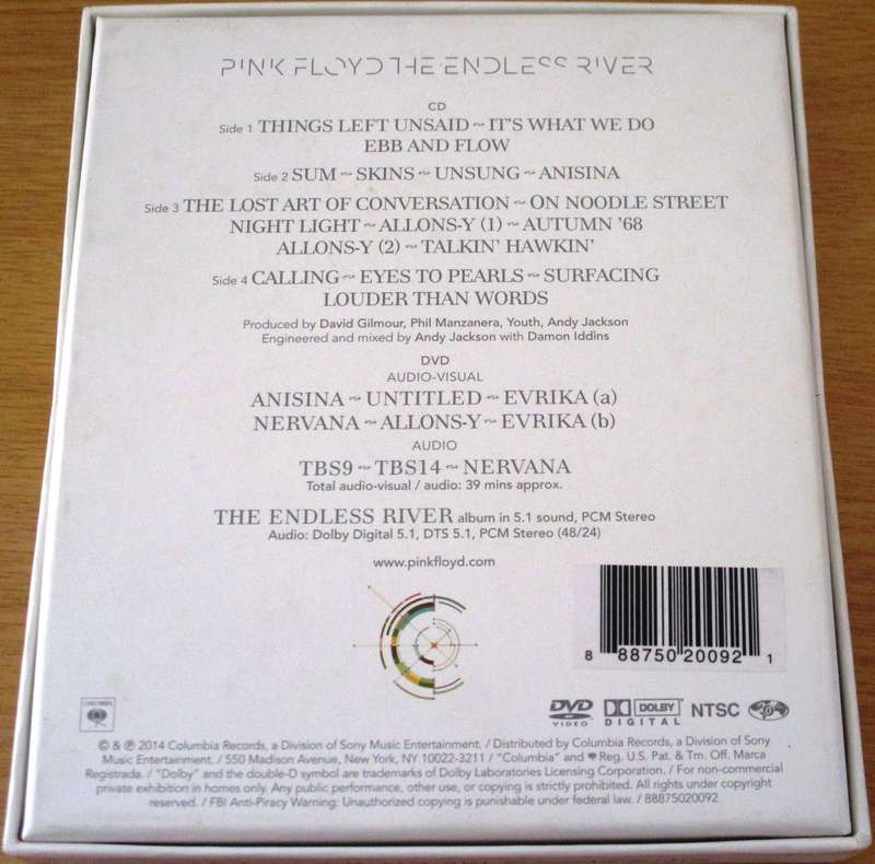 PINK FLOYD The Endless River CD+DVD Audio BOX SET + postcards + Hardcover booklet [BB Small CDShelf]