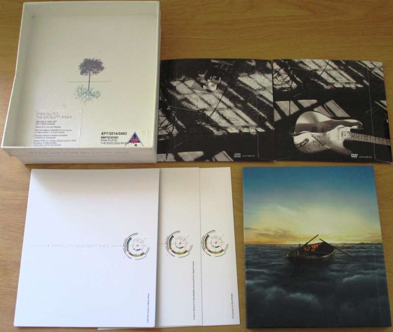 PINK FLOYD The Endless River CD+DVD Audio BOX SET + postcards + Hardcover booklet [BB Small CDShelf]