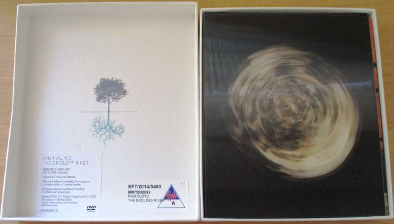 PINK FLOYD The Endless River CD+DVD Audio BOX SET + postcards + Hardcover booklet [BB Small CDShelf]
