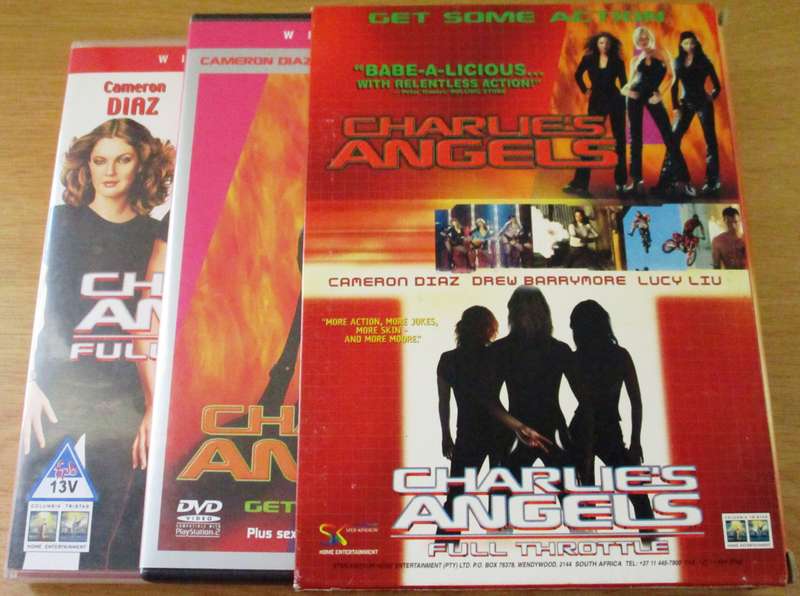 CHARLIE'S ANGELS 1 + 2 BOX SET 2xDVD [Box Set shelf]