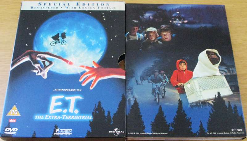 E.T. Remastered with Unseen Footage Special Edition DVD BOX SET [Box Set shelf]