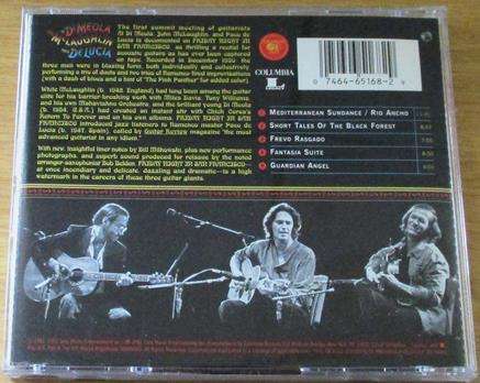 DI MEOLA Mclaughtlin De Lucia Friday Night in San Francisco CD [Shelf G x 21]