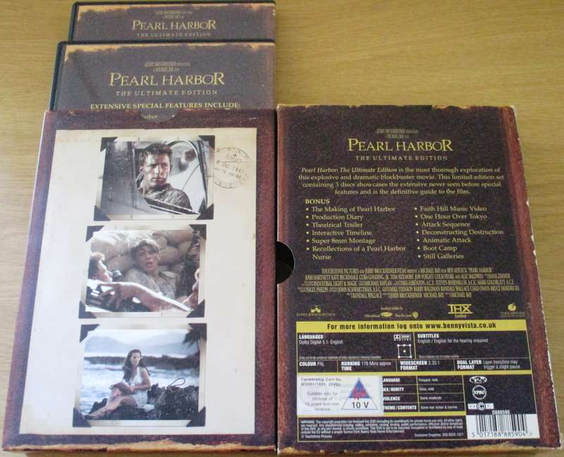 PEARL HARBOR The Ultimate Edition 3xDVD BOX SET [Box Set shelf]