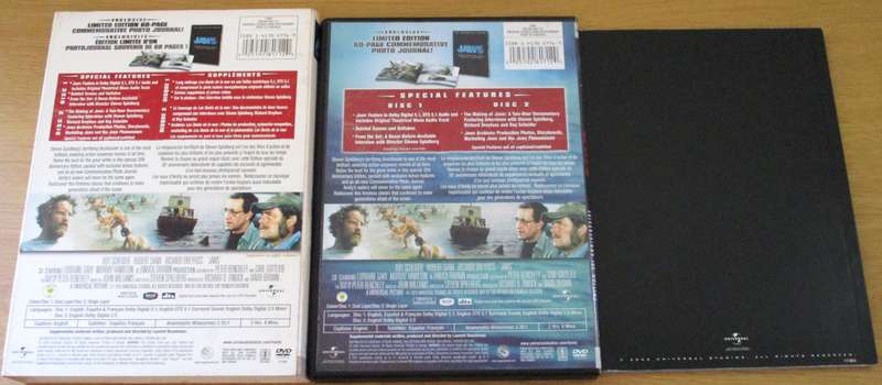 JAWS 2xDVD+BOOK BOX SET [Box Set shelf]