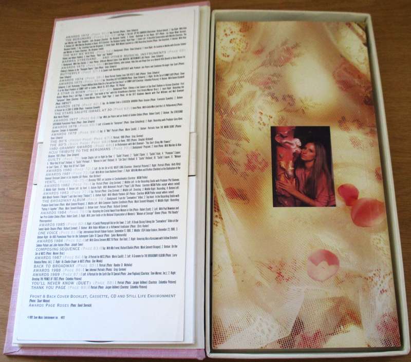 BARBRA STREISAND Just for the Record 4xCD BOX SET [Box Set shelf]