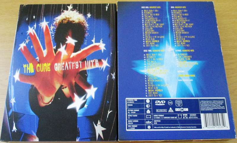 THE CURE Greatest Hits 2xCD + DVD