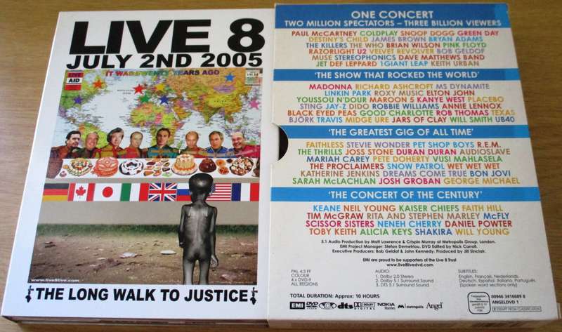 LIVE AID July 2 2005 4xDVD