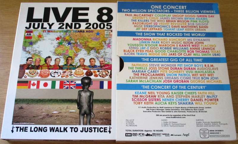 LIVE AID July 2 2005 4xDVD