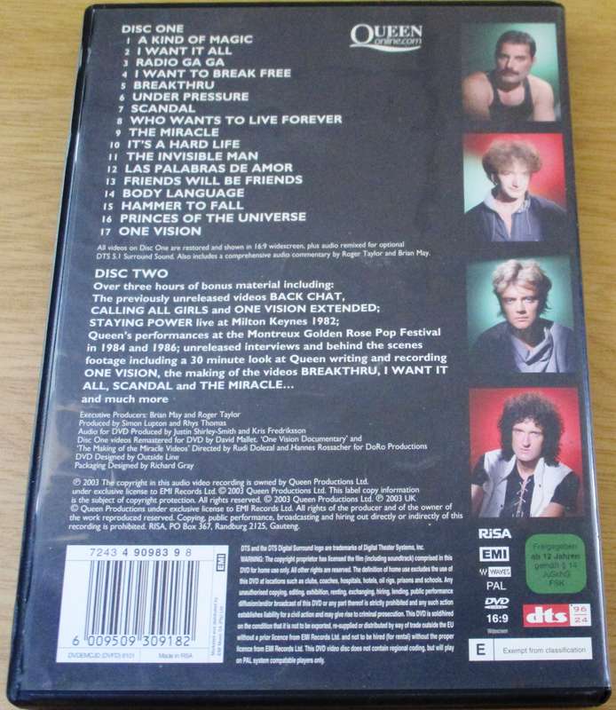 QUEEN Greatest Video Hits 2 2xDVD