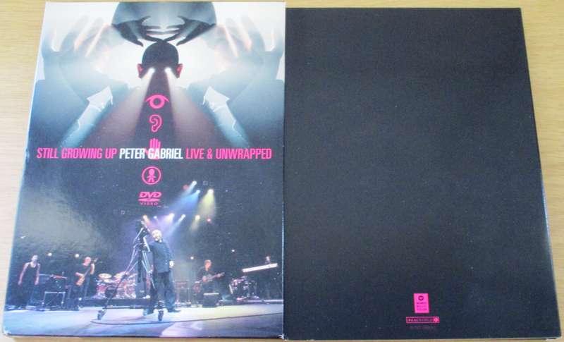 PETER GABRIEL Still Growing Up Live & Unwrapped 2xDVD