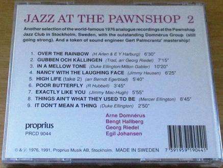 JAZZ IN THE PAWNSHOP CD [Shelf Z x 10]