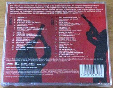 KENNY G The Essential 2xCD [Shelf G x 21]