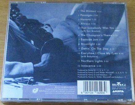 KENNY G The Moment CD [Shelf G x 21]