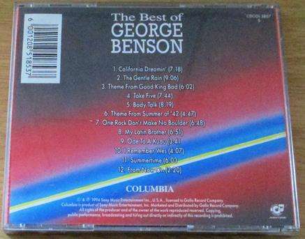 GEORGE BENSON The Best of the CTI Years CD [Shelf G x 15]