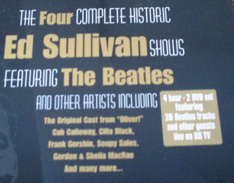 THE FOUR COMPLETE ED SULLIVAN SHOWS Featuring THE BEATLES 2xDVD Over 4 hours