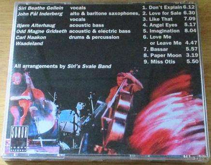 SIRI'S SVALE BAND Blackbird CD [Shelf G x 6]