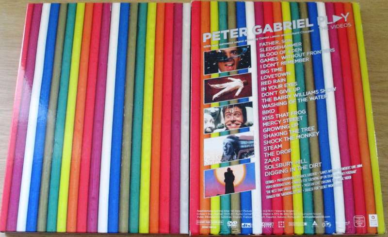 PETER GABRIEL Play The Videos DVD