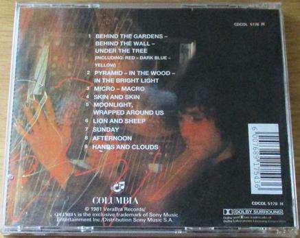 ANDREAS VOLLENWEIDER Behind the Gardens - Behind the Wall - Under the Tree CD [Shelf G x 21]